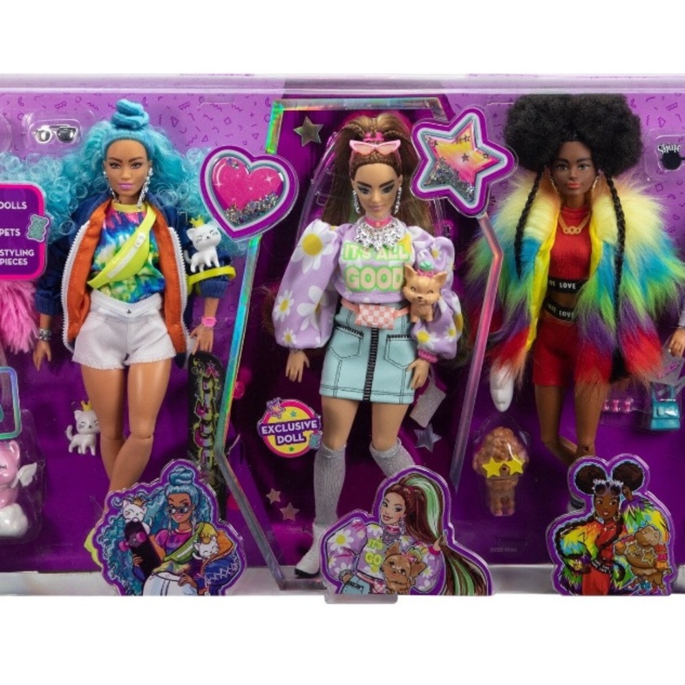 New BARBIE EXTRA 5-PACK With pet accessories